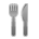 Sony Playstation fork and knife emoji image