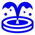 au by KDDI fountain emoji image