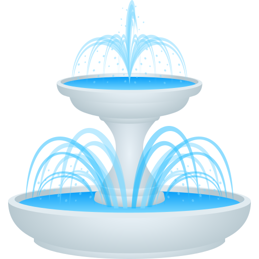 JoyPixels fountain emoji image