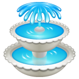 Whatsapp fountain emoji image
