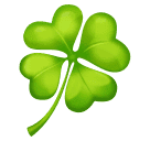 Huawei four leaf clover emoji image