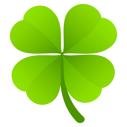 JoyPixels four leaf clover emoji image