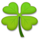 LG four leaf clover emoji image
