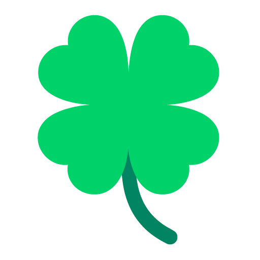 Microsoft four leaf clover emoji image