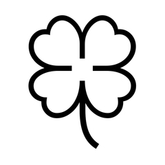Noto Emoji Font four leaf clover emoji image