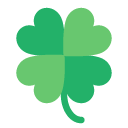 Toss four leaf clover emoji image