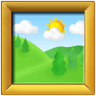 Samsung frame with picture emoji image