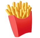 Huawei french fries emoji image