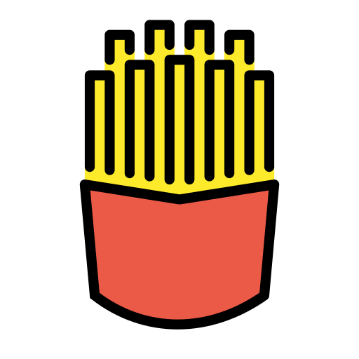Openmoji french fries emoji image