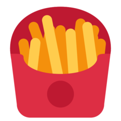 Twitter french fries emoji image