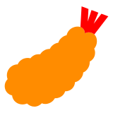 Docomo fried shrimp emoji image