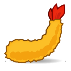 Emojidex fried shrimp emoji image