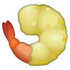 Google fried shrimp emoji image