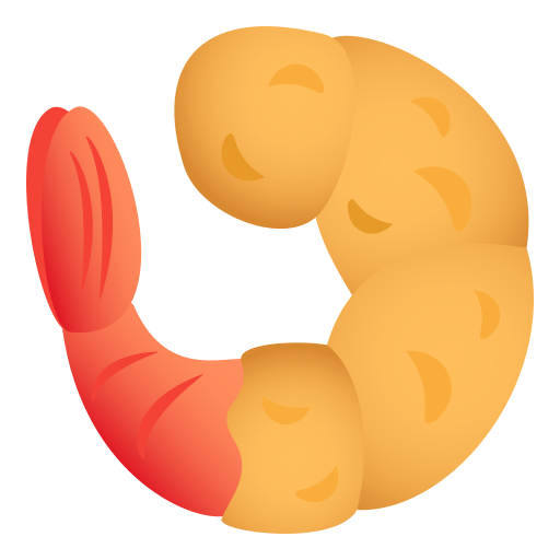 JoyPixels fried shrimp emoji image