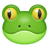 Whatsapp frog face emoji image