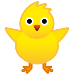 Google front-facing baby chick emoji image