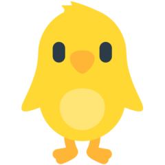 Mozilla front-facing baby chick emoji image