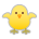 Sony Playstation front-facing baby chick emoji image