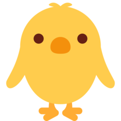 Twitter front-facing baby chick emoji image