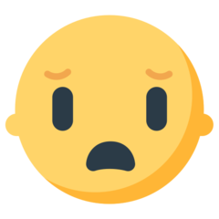 Mozilla frowning face with open mouth emoji image
