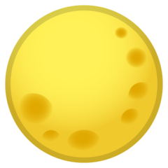 Google full moon symbol emoji image