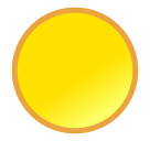 SoftBank full moon symbol emoji image