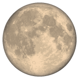 Whatsapp full moon symbol emoji image