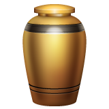 Whatsapp funeral urn emoji image