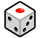 SoftBank game die emoji image