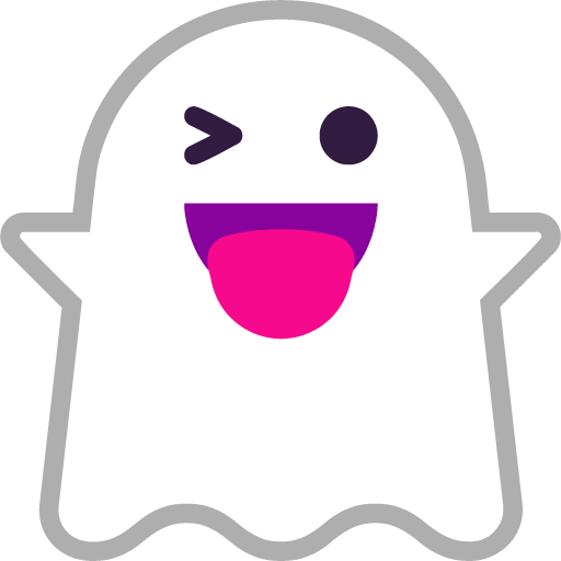 Microsoft ghost emoji image