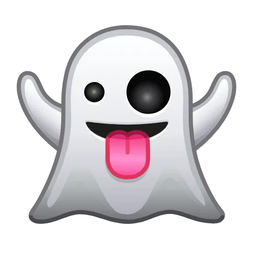 Telegram ghost emoji image