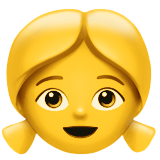 IOS/Apple girl emoji image