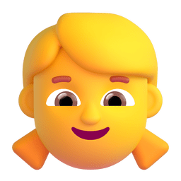 Microsoft Teams girl emoji image