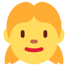 Twitter girl emoji image