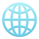 LG globe with meridians emoji image