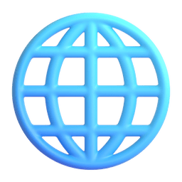 Microsoft Teams globe with meridians emoji image