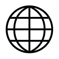 Noto Emoji Font globe with meridians emoji image