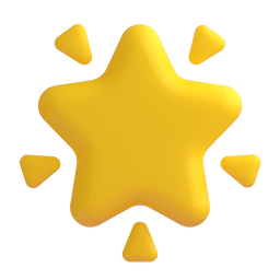 Microsoft Teams glowing star emoji image