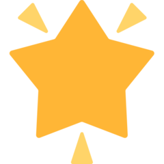 Mozilla glowing star emoji image