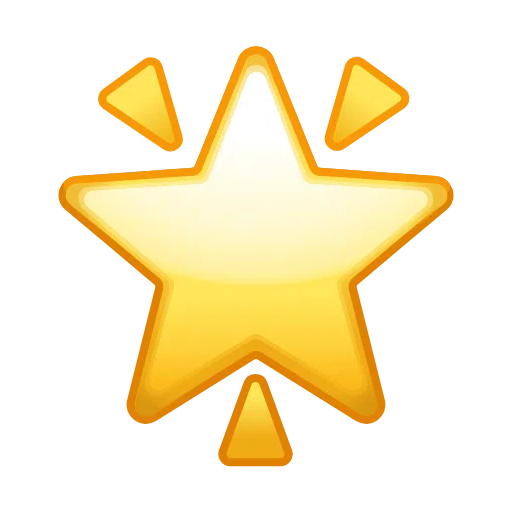 Telegram glowing star emoji image