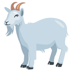 Facebook Messenger goat emoji image