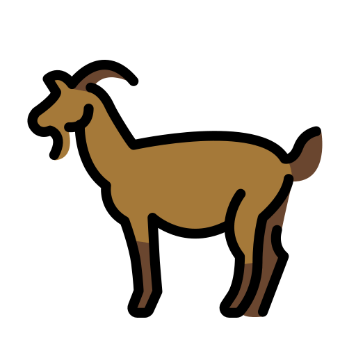 Openmoji goat emoji image