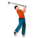 LG golfer emoji image