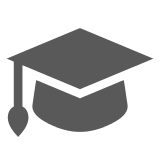 Docomo graduation cap emoji image