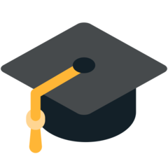 Mozilla graduation cap emoji image