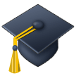 Samsung graduation cap emoji image