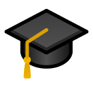 SoftBank graduation cap emoji image