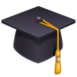 Whatsapp graduation cap emoji image