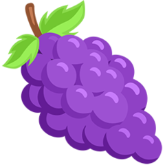Facebook Messenger grapes emoji image