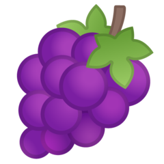 Google grapes emoji image